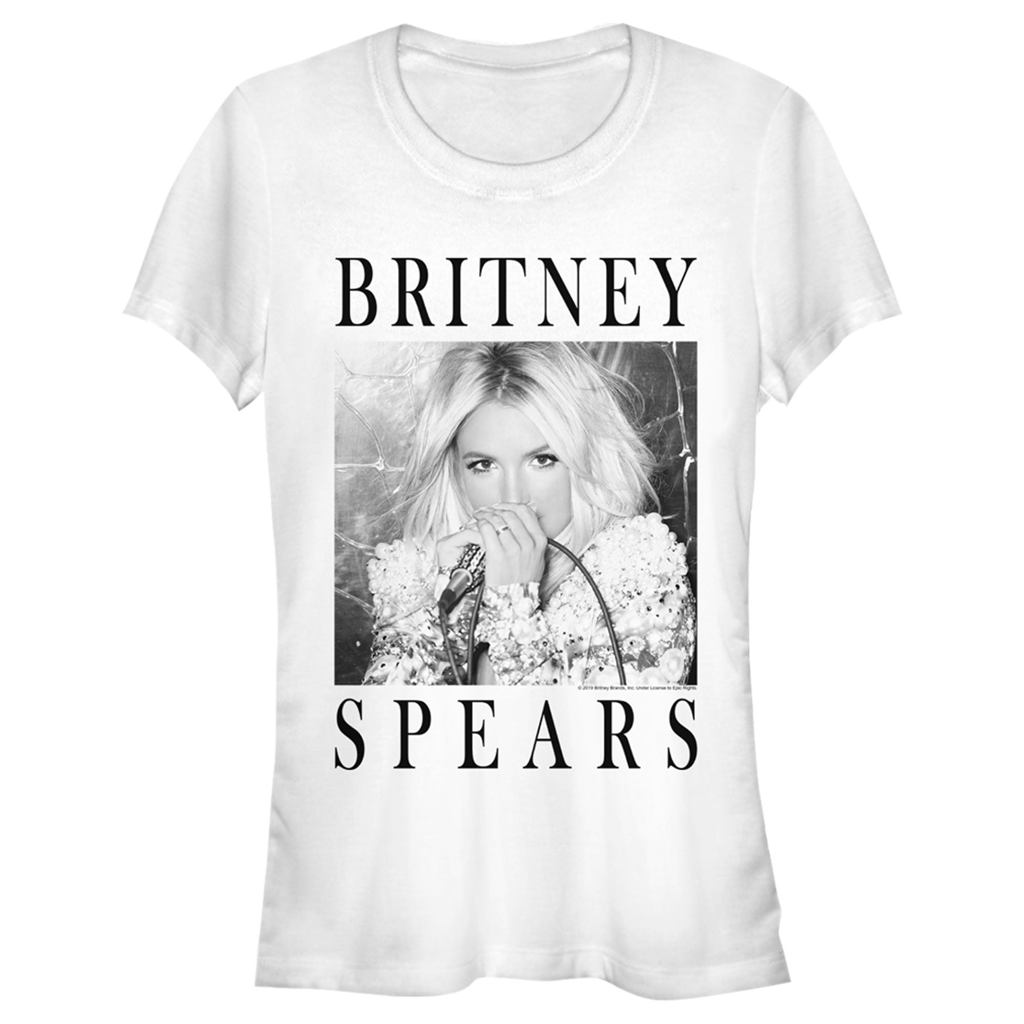 Britney Spears Junior’S Classic Star Frame  T-Shirt