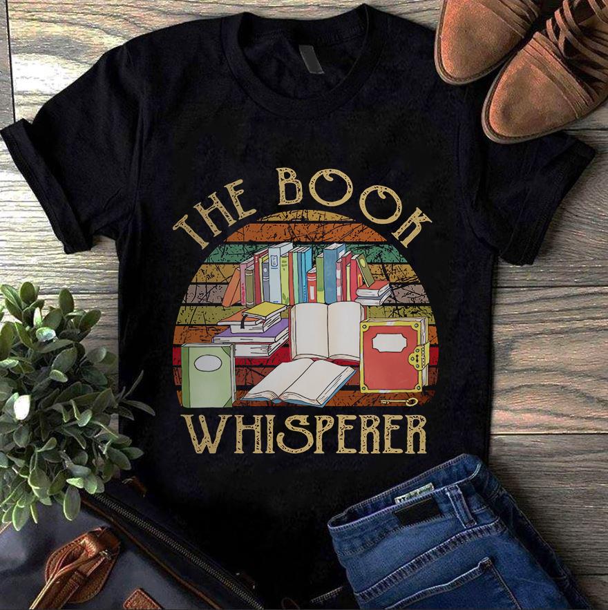 The Book Whisperrer Magic For Book Lovers Cotton T-Shirt