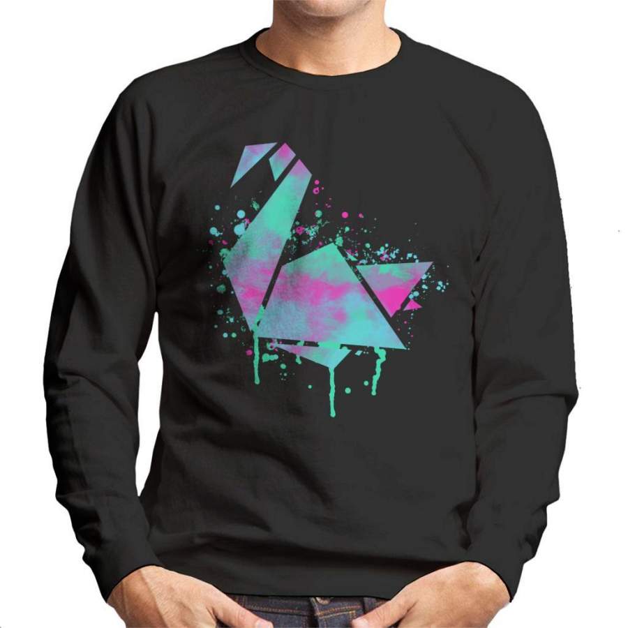 Neon Swan Men’s Sweatshirt