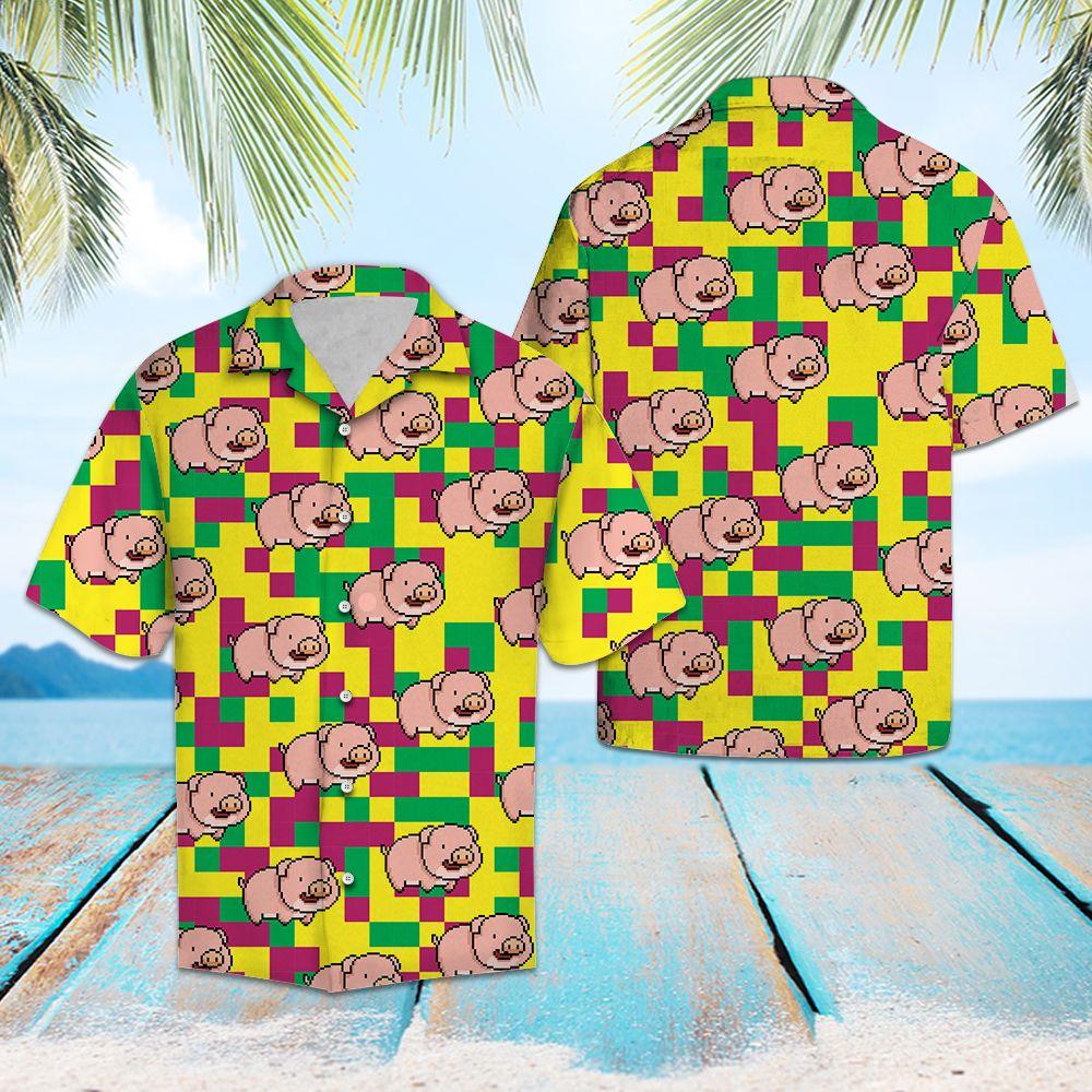 Lovely Pig Hawaii Shirt For Hawaii Aloha Ha48568