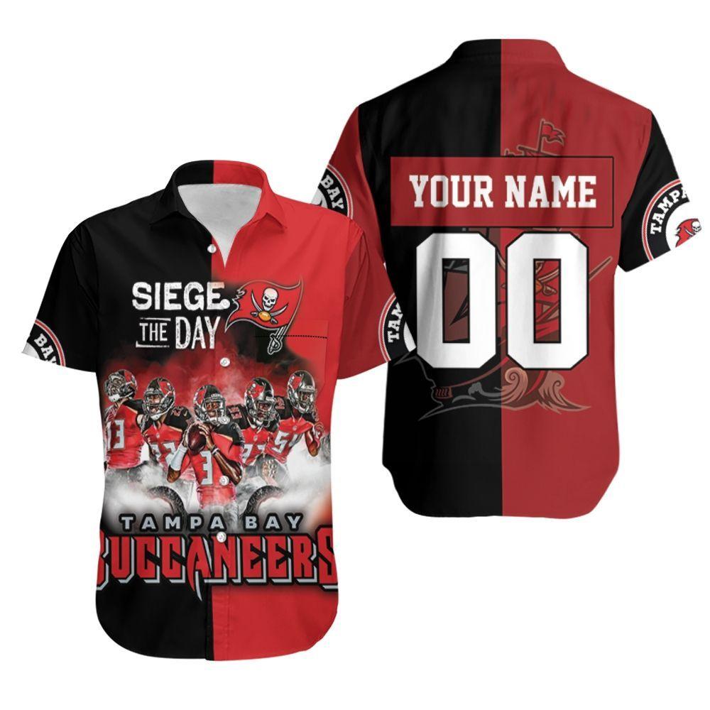 Beach Shirt Siege The Day Tampa Bay Buccaneers Nfc South Champions Super Bowl 2021 Personalized Hawaiian Shirt