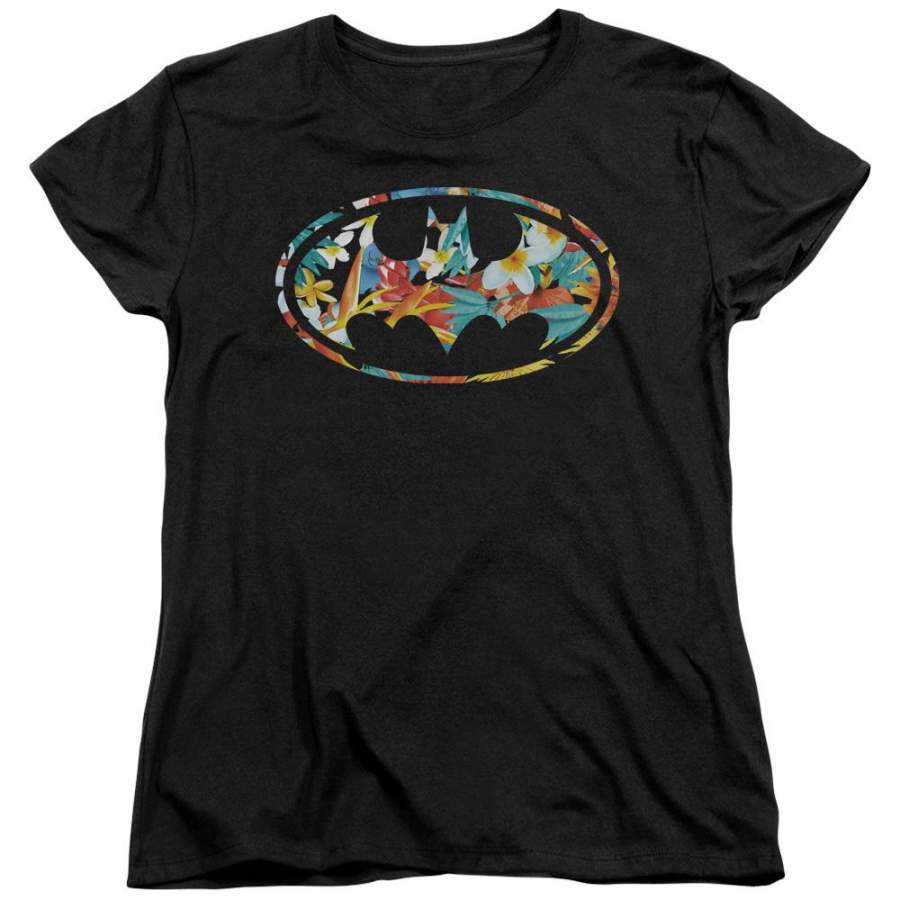 Batman – Hawaiian Bat Short Sleeve Women’s Tee