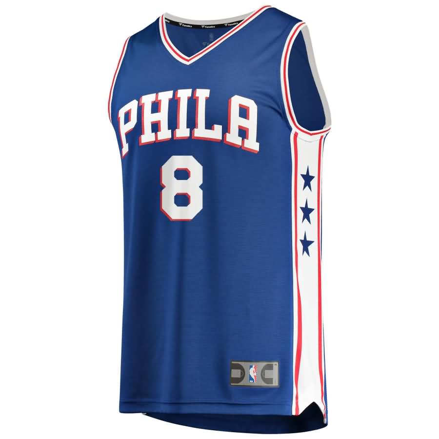 Zhaire Smith Philadelphia 76ers Fanatics Branded Youth 2018 NBA Draft First Round Pick Fast Break Replica Jersey Royal – Icon Brandedition