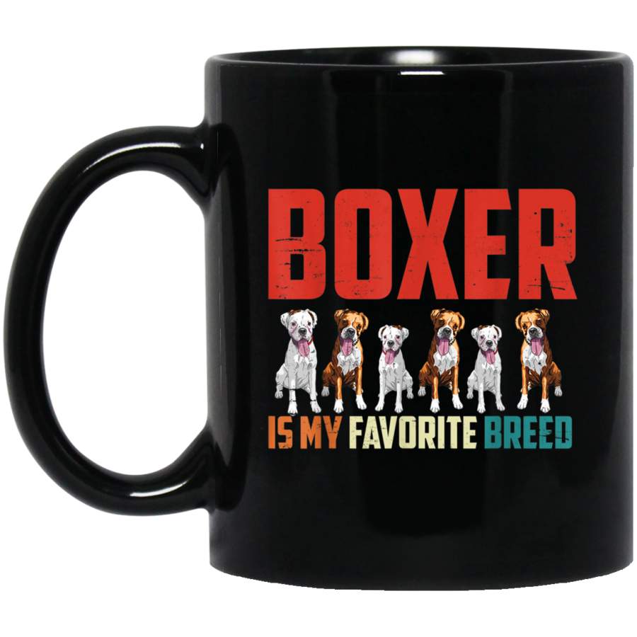 Funny Vintage Boxer Dog Lovers Owner Gifts Kids Mug