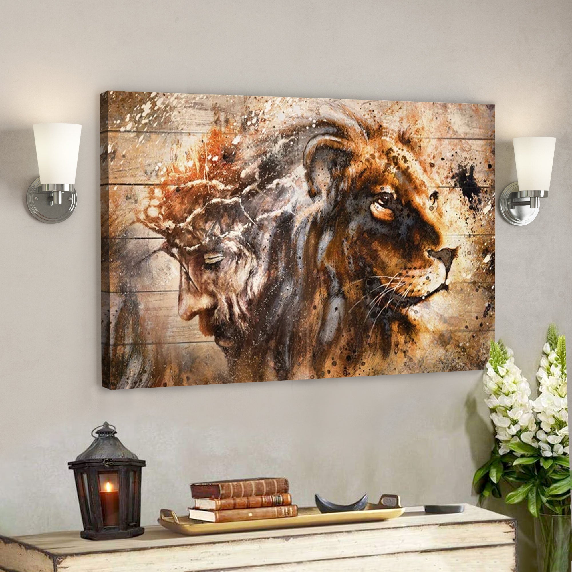 The Lion Of Judah Canvas Posters – Jesus Canvas Wall Art – Ciaocustom