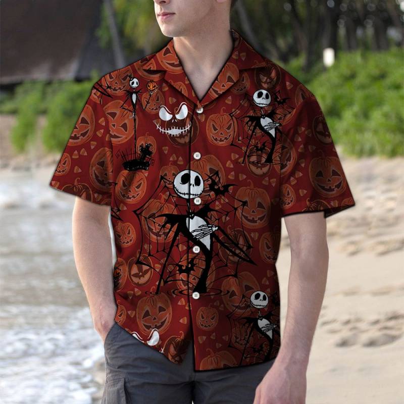 Jack Skellington Halloween Hawaii Shirt Ha54243