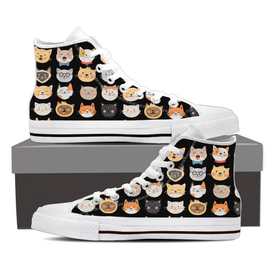 Adorable Cats High Tops