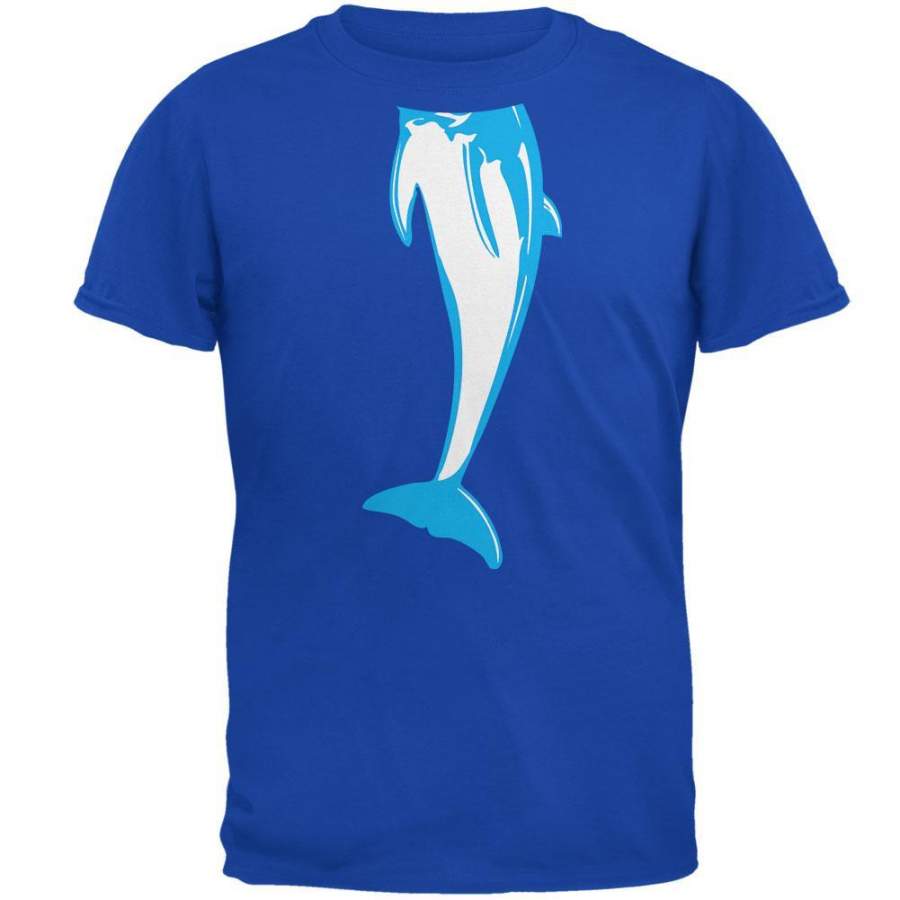 Halloween Dolphin Body Costume Mens Soft T Shirt