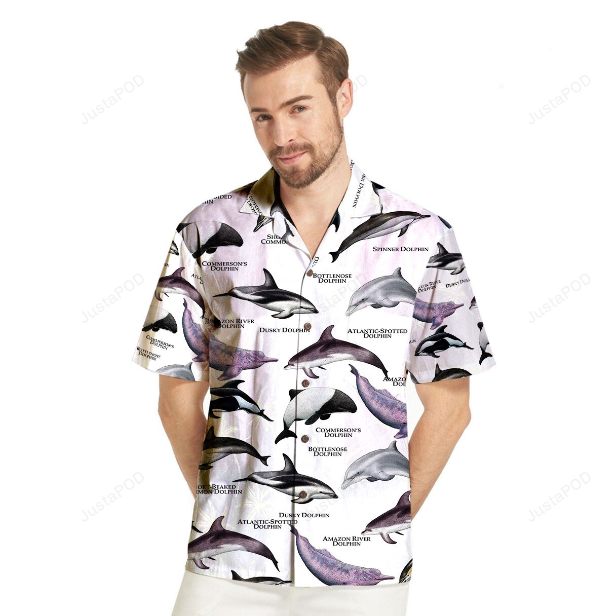 Cool Dolphin Hawaiian Shirt