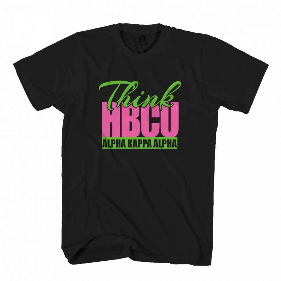 Think Hbcu Alpha Kappa Alpha Sorority Man’s T-Shirt