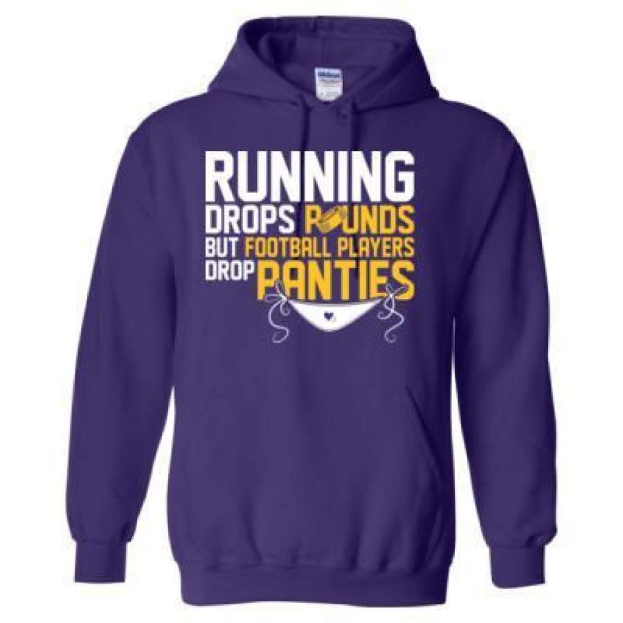 AGR Running Drops Pounds But Football Players Drop Panties – Heavy Blend™ Hooded Sweatshirt