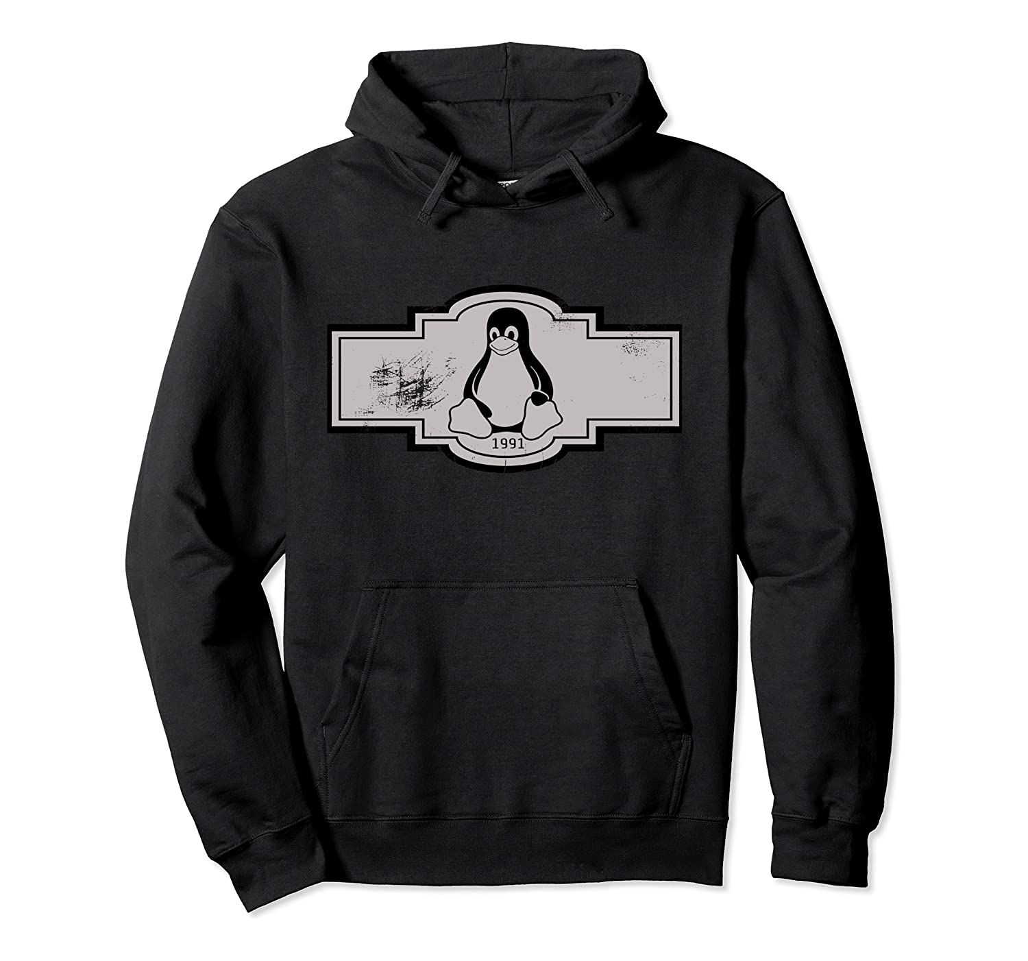 LINUX Hoodie – Tux The Penguin, T-Shirt, Sweatshirt, Tank Top, Racerback, Dolman