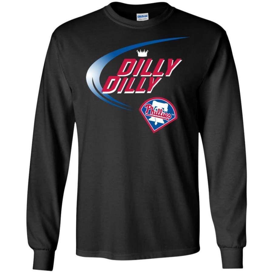 AGR Dilly Dilly Philadelphia Phillies Sport Long Sleeve T-shirt