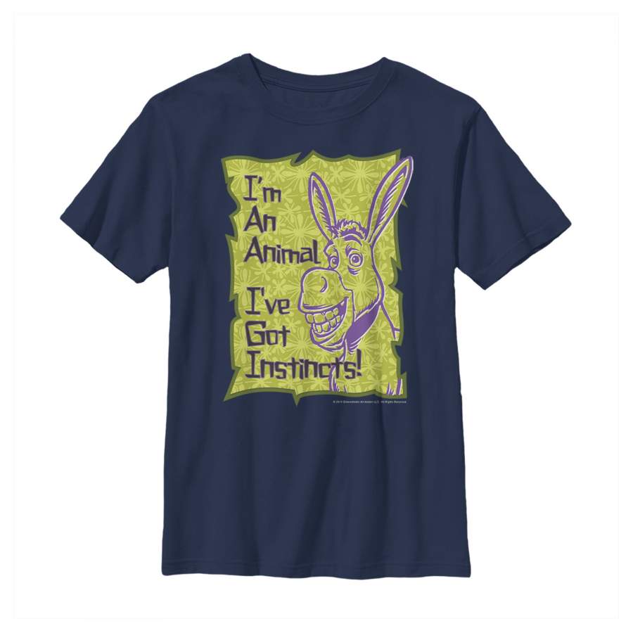 Shrek Boy’s Animal Instincts  T Shirt