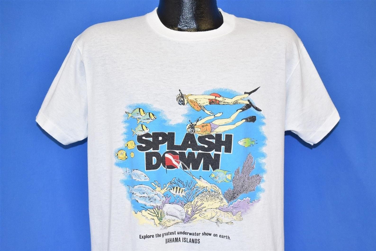 80S Splash Down Bahamas Premier Cruise Lines T-Shirt