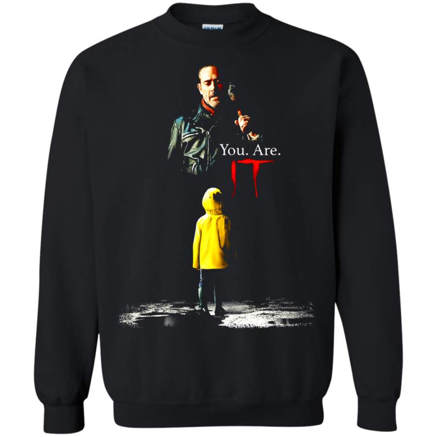 AGR Pennywise And The Walking Dead Negan You Are IT Stephen King Sweatshirt