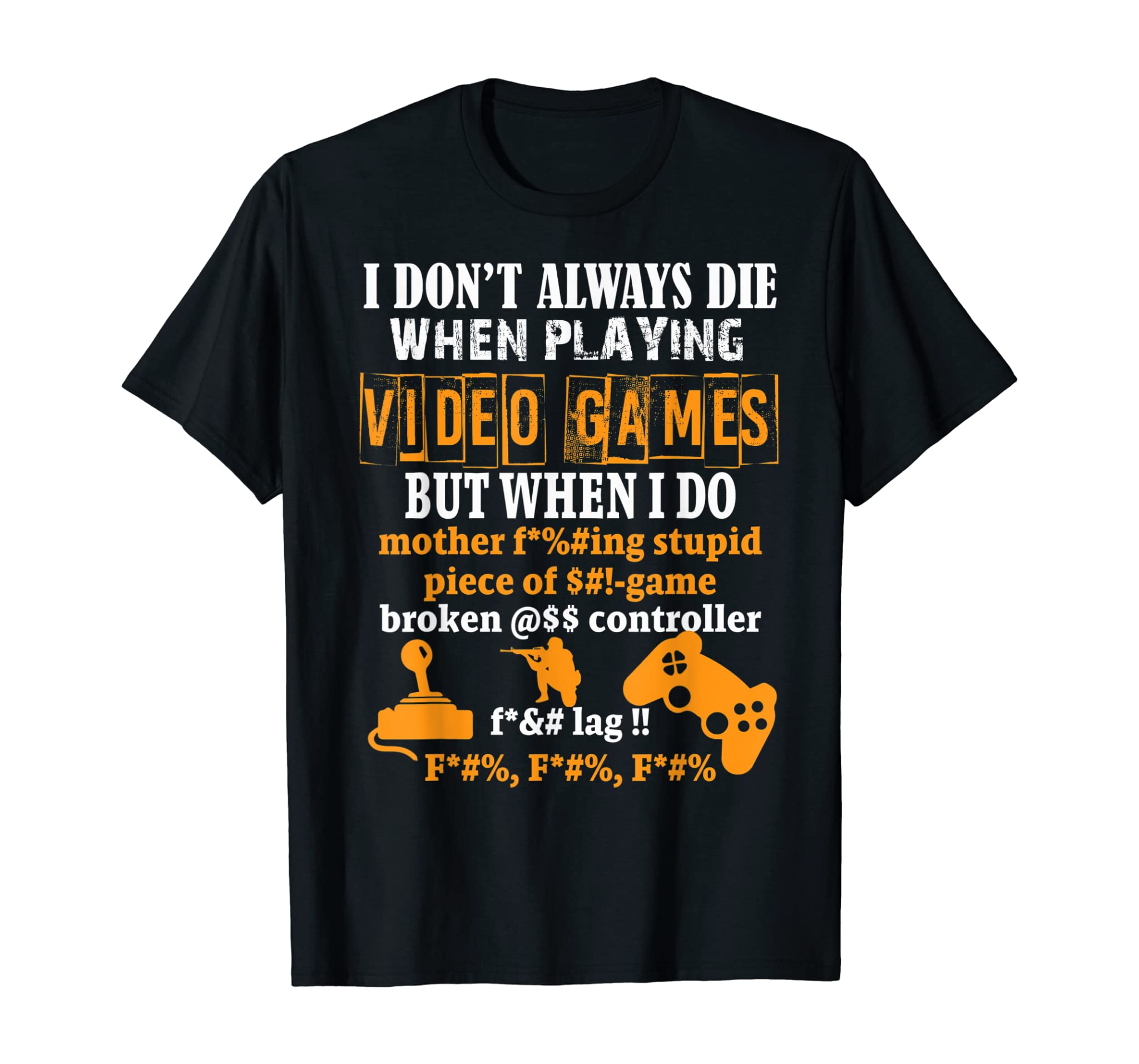 Video Games T-Shirt Funny Gamer Tee For Console Gaming Fans