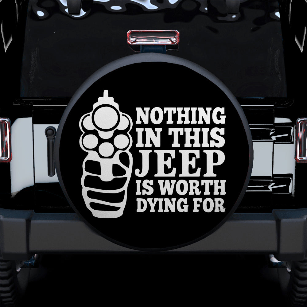 Nothing In This Jeep Funny Car Spare Tire Covers Gift For Campers