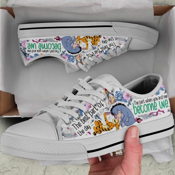 Best Part Of The Day Tigger Eeyore Winnie The Pooh Low Top Shoes Hg