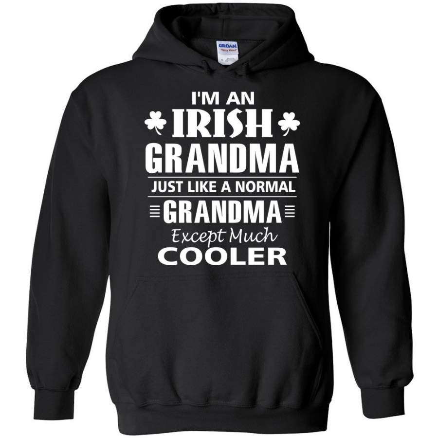 Christmas Grandma Gift for Irish Ladies Women I’m An Cooler Irish Grandma Hoodie