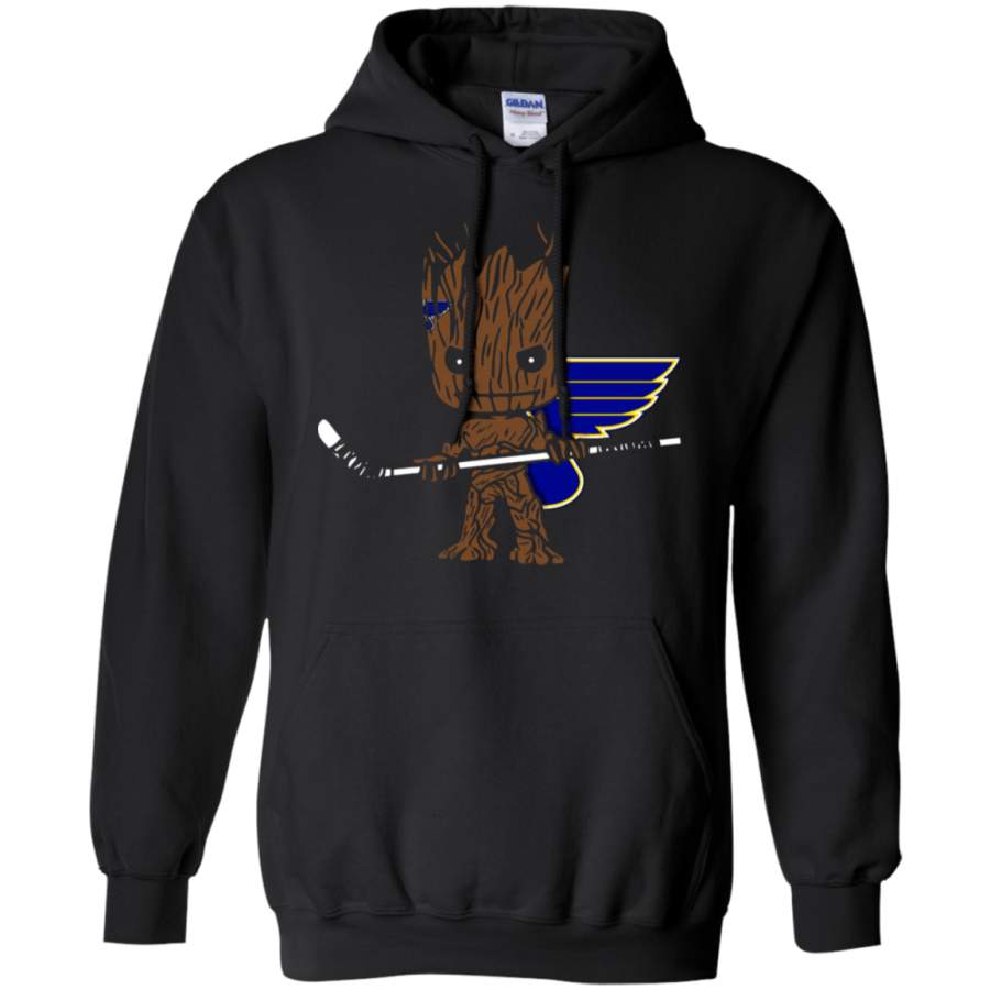 AGR Groot I Am Ice Hockey Player Team St. Louis Blues Hoodie