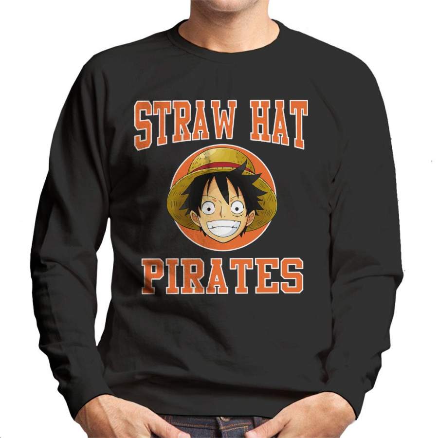 Straw Hat Pirates Monkey D Luffy One Piece Men’s Sweatshirt