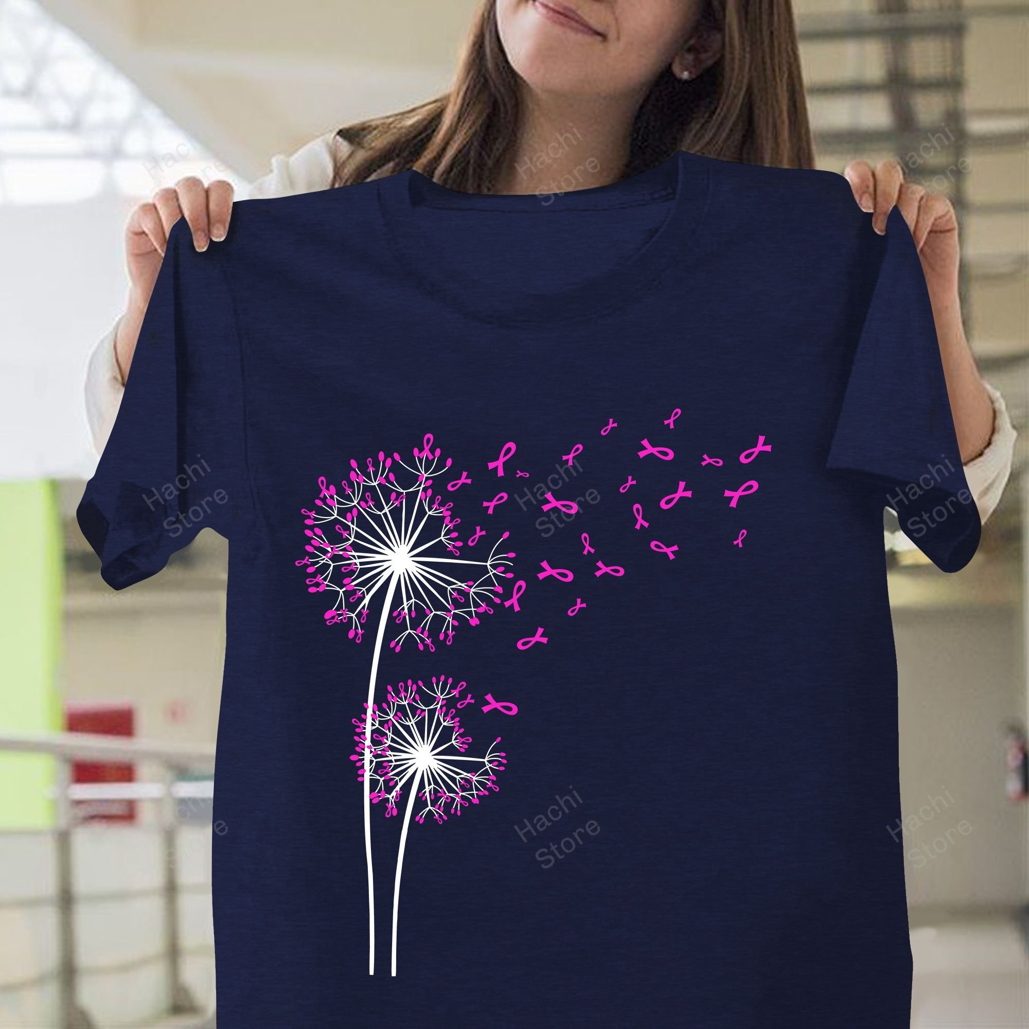 Cancer Awareness Shirts – Dandelion Faith Hope Love Breast Cancer Awareness