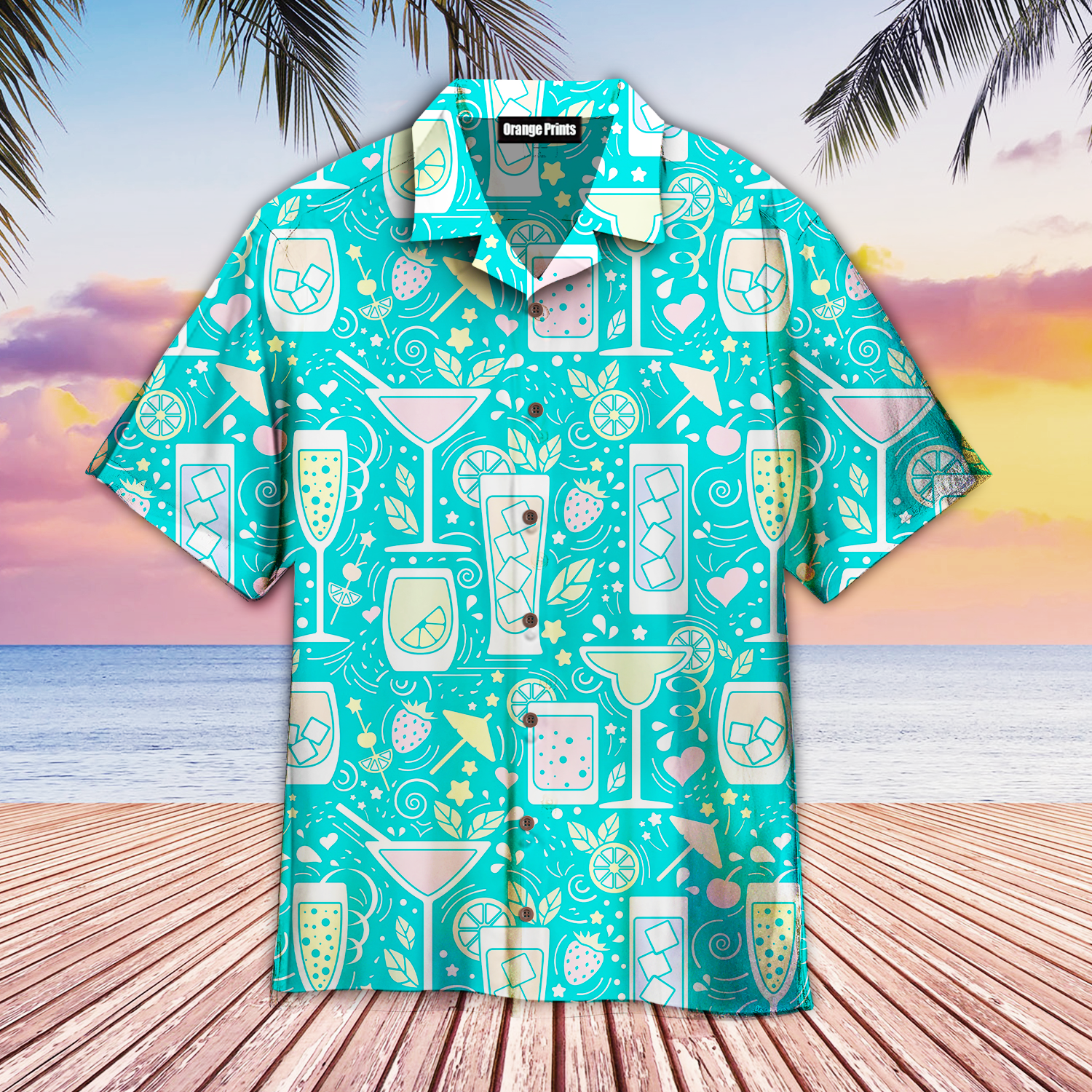 Cocktails Hello Summer Hawaii Shirt For Men Women Ha83935