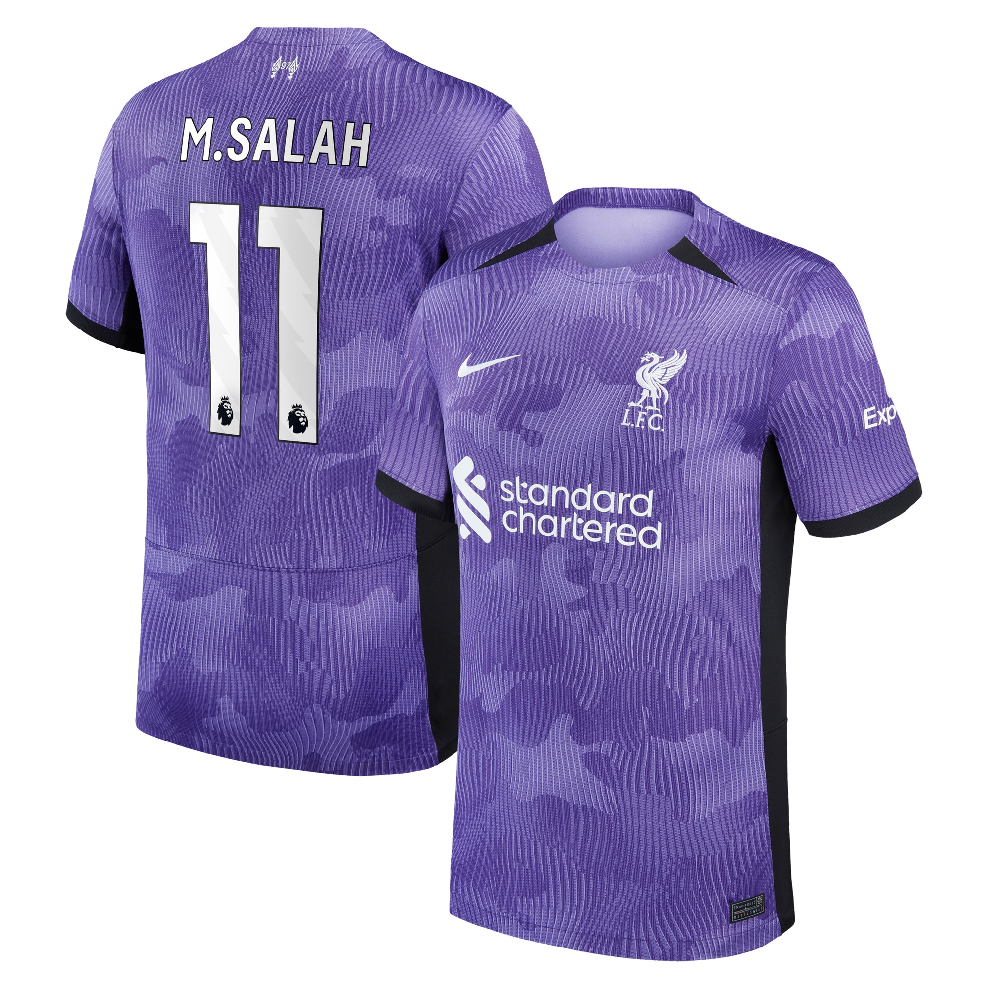 Mohamed Salah Liverpool Youth 2023/24 Third Stadium Replica Player Jersey – Purple