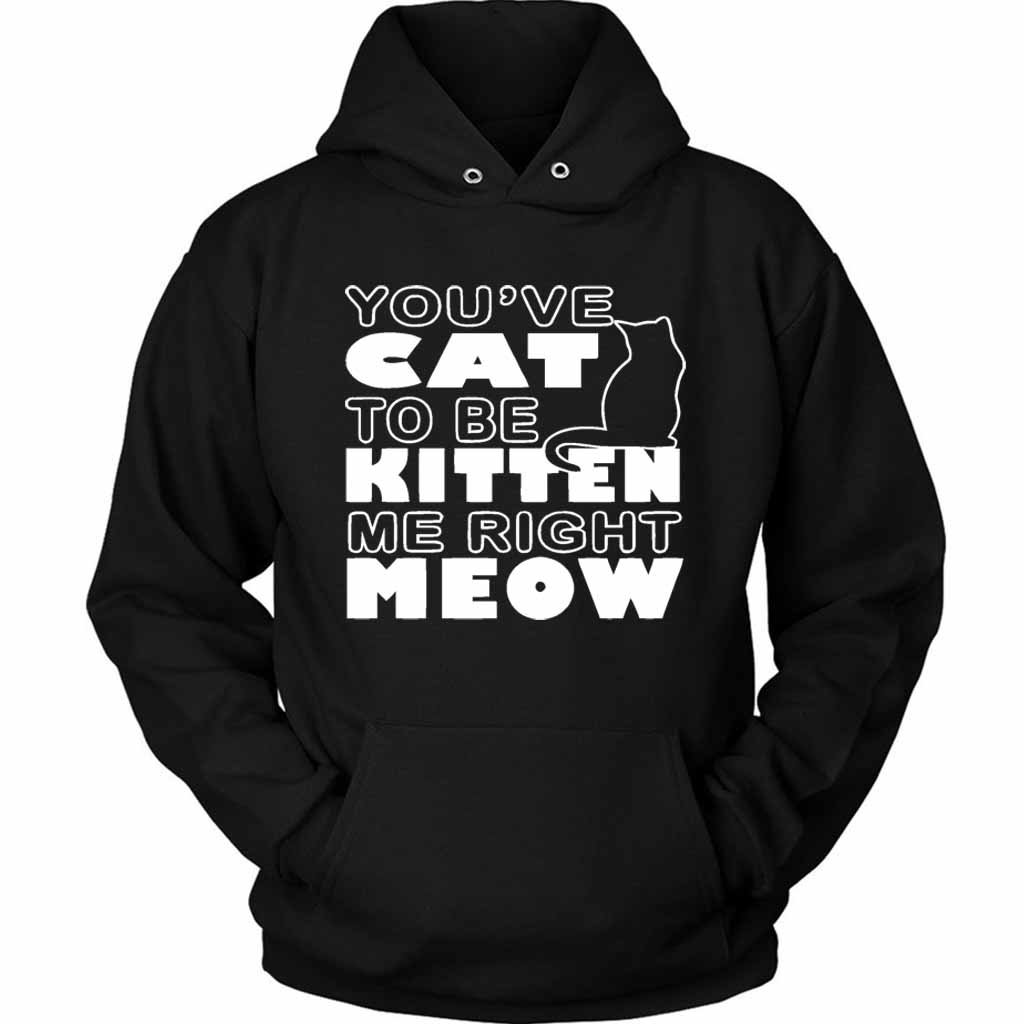 Are You Kitten Me Right Meow Unisex Hoodie