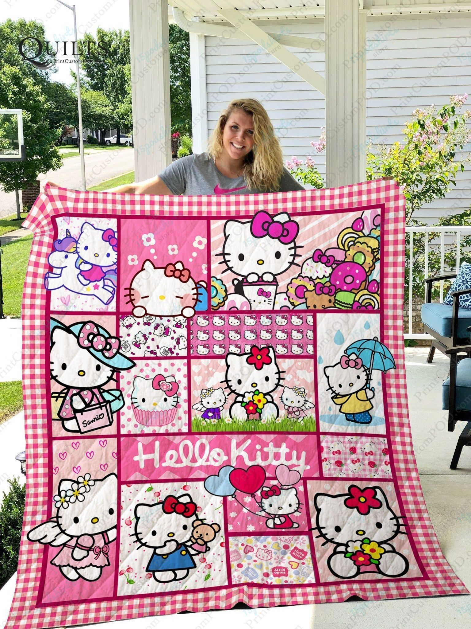 Adu Hello Kitty 3D Quilt Ver