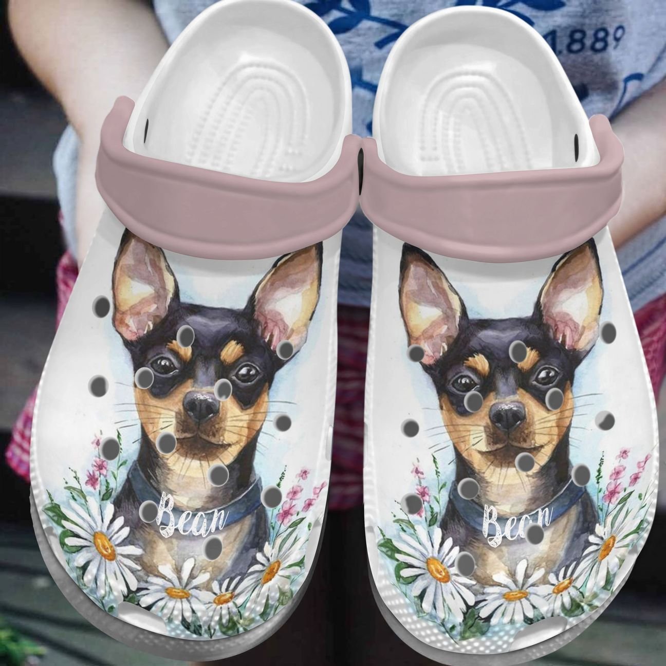 Chihuahua Personalized Personalize Clog, Custom Name, Text, Fashion Style For Women, Men, Kid, Print 3D Baby Chihuahua