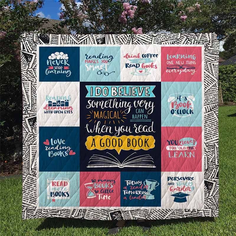 Book 3D Quilt Blanket 78