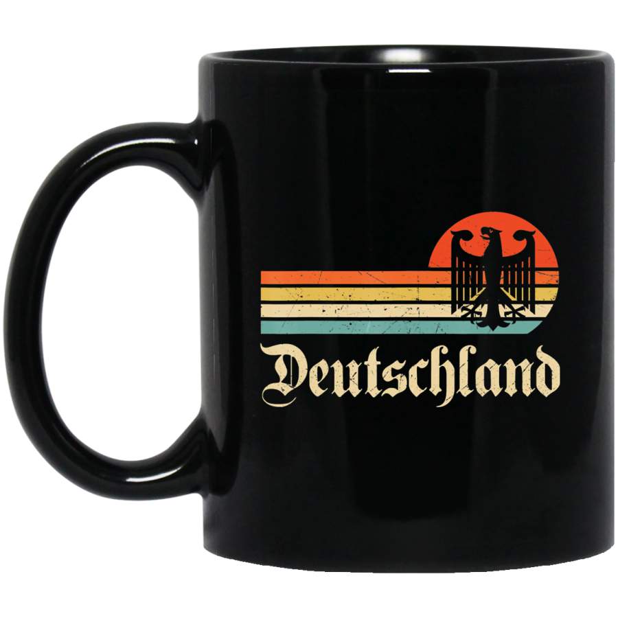 Germany Deutschland Cheer Jersey Vintage German Flag Pride Coffee Mug