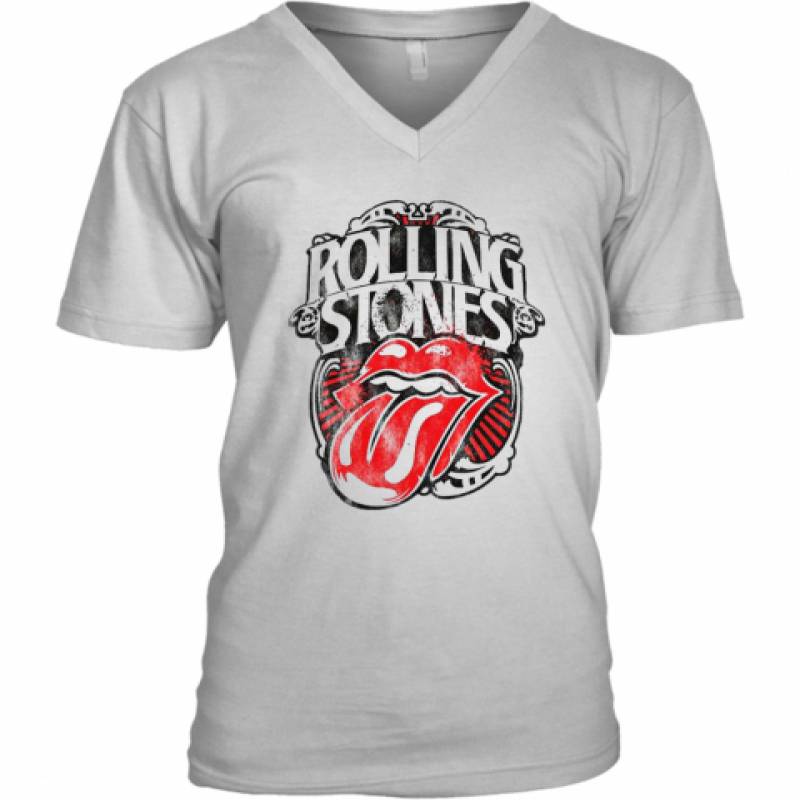 The Rolling Stones V-Neck T-Shirt