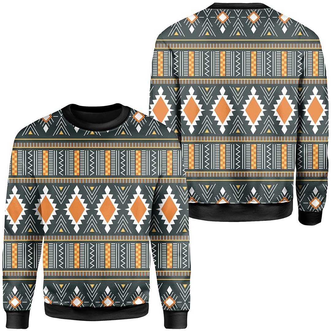 Greek Life Kente Sweatshirt – Ashanti Geometric Top