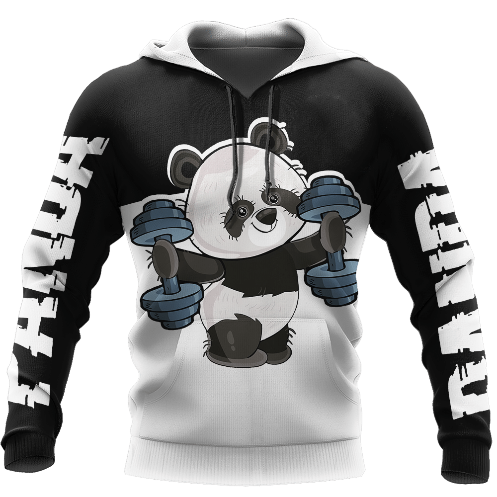 Gymmer Panda 3D All Over Printed Shirts For Men And Women   Pl