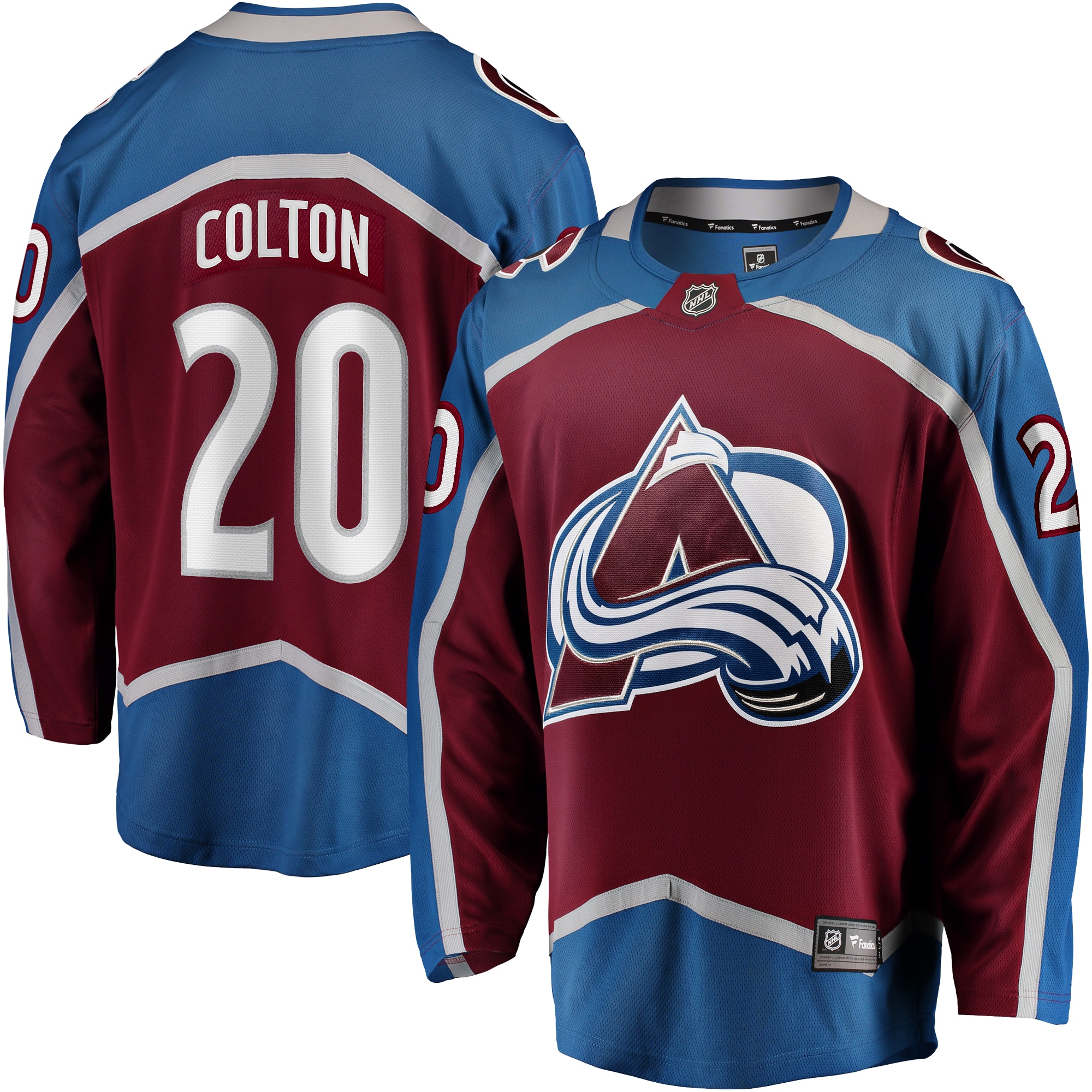 Ross Colton Colorado Avalanche Branded Home Breakaway Jersey – Maroon