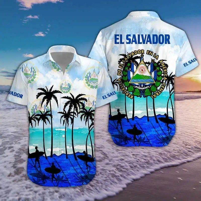 Tropical El Salvador America Beach Aloha Hawaii Shirts Dh Ha46938