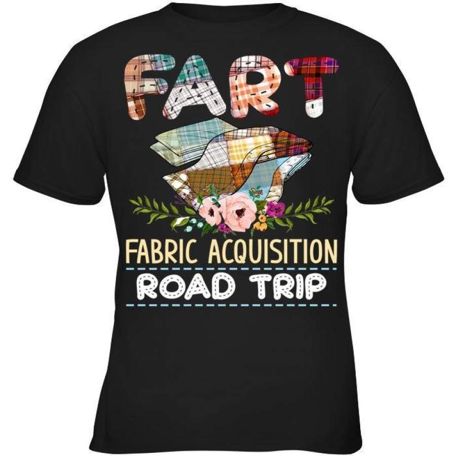 Quilting Fart Road Trip Cute Shirt Youth Tee