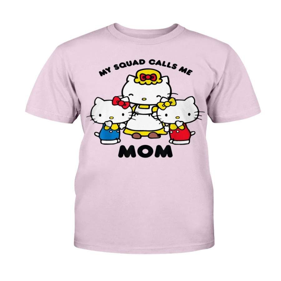 Hello Kitty Mom Squad T-Shirt For Men/Women/Kids