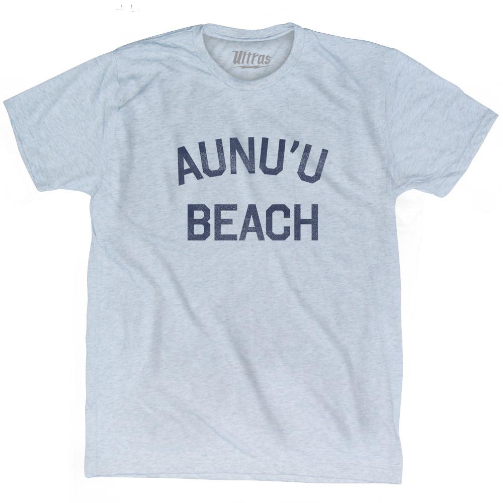 American Samoa Aunu’u Beach Adult Tri-Blend Vintage T-shirt