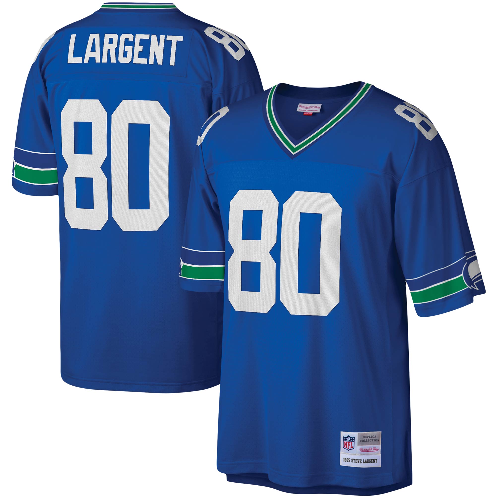 Steve Largent Seattle Seahawks Mitchell & Ness Legacy Replica Jersey – Royal