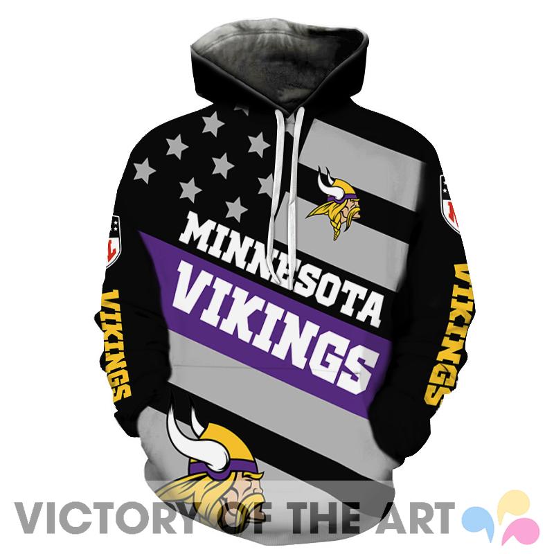 American Stars Proud Of Minnesota Vikings Hoodie