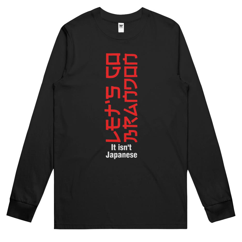 Let’S Go Brandon Tee It Isn’T Japanese Conservative Us Flag Long Sleeve T Shirts