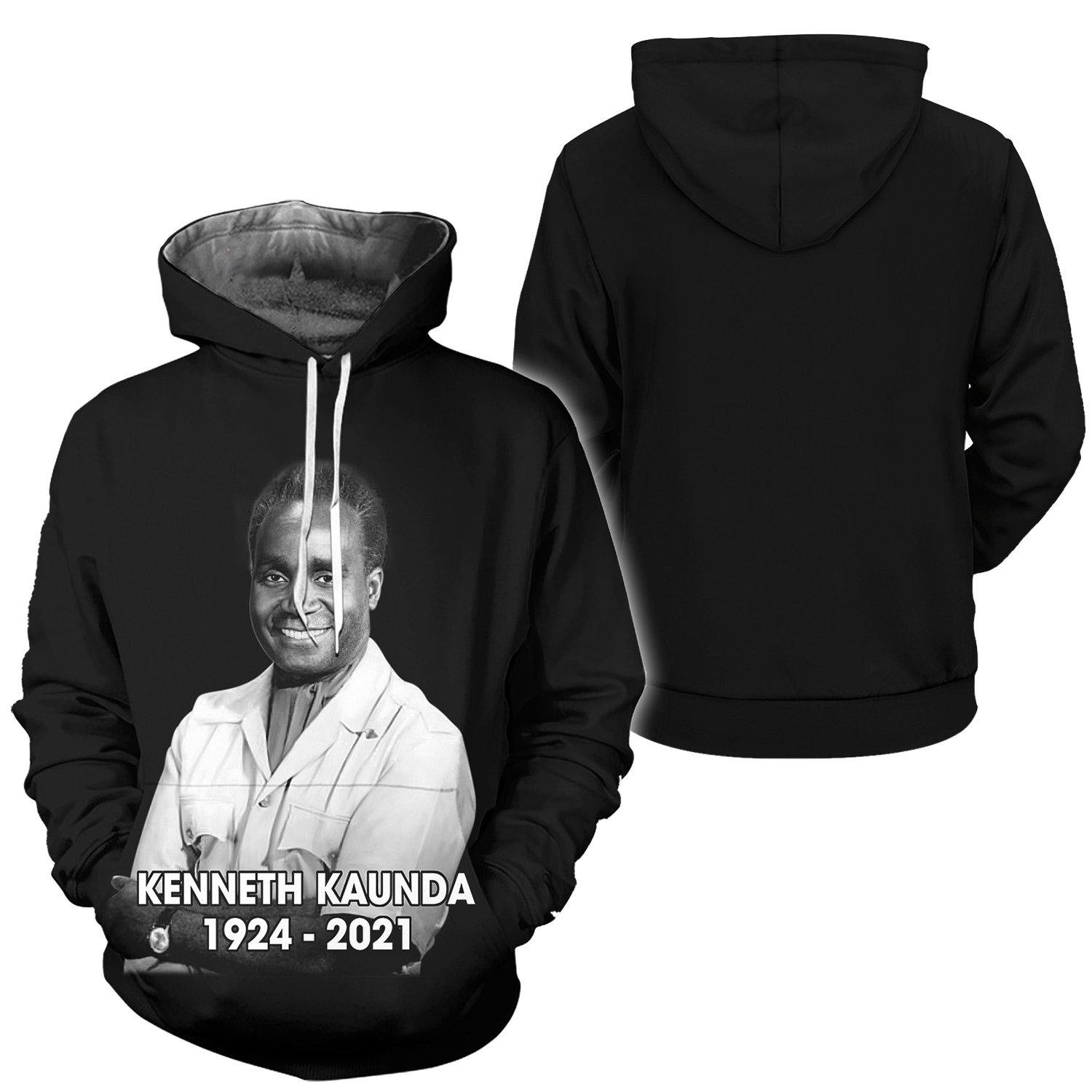 Kenneth Kaunda Black Power Hoodie For Men And Women