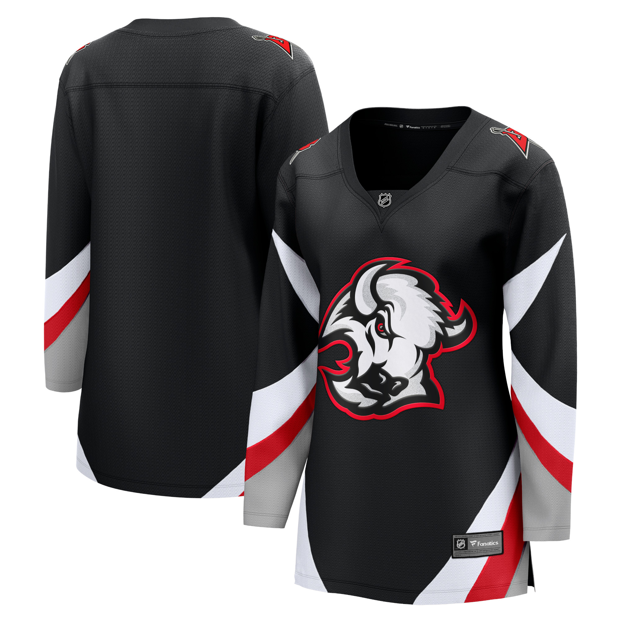 Buffalo Sabres Branded Women's Alternate Premier Breakaway Blank Jersey – Black