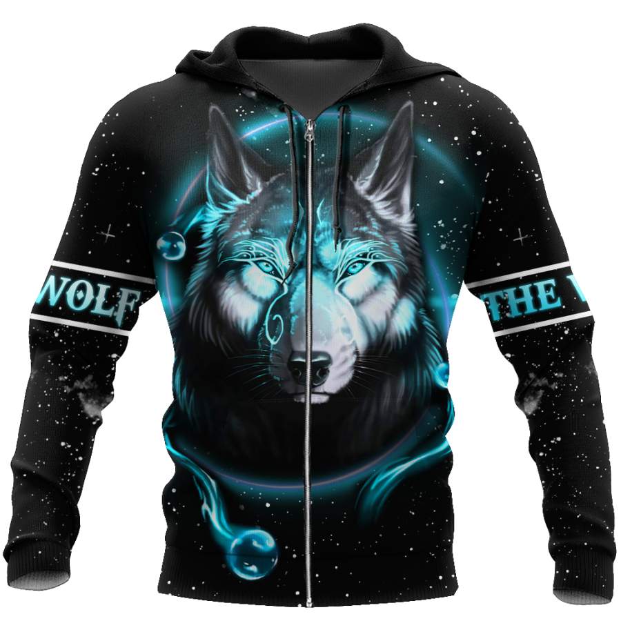 Wolf Hoodie She Keeps Me Wild DD10062002-MEI