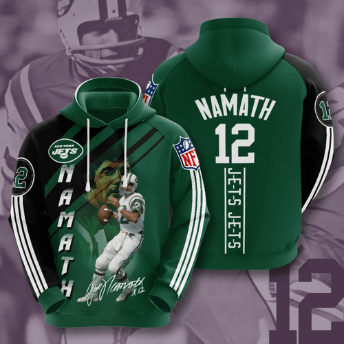 New York Jets Joe Namath 78 Unisex 3D Hoodie Gift For Fans