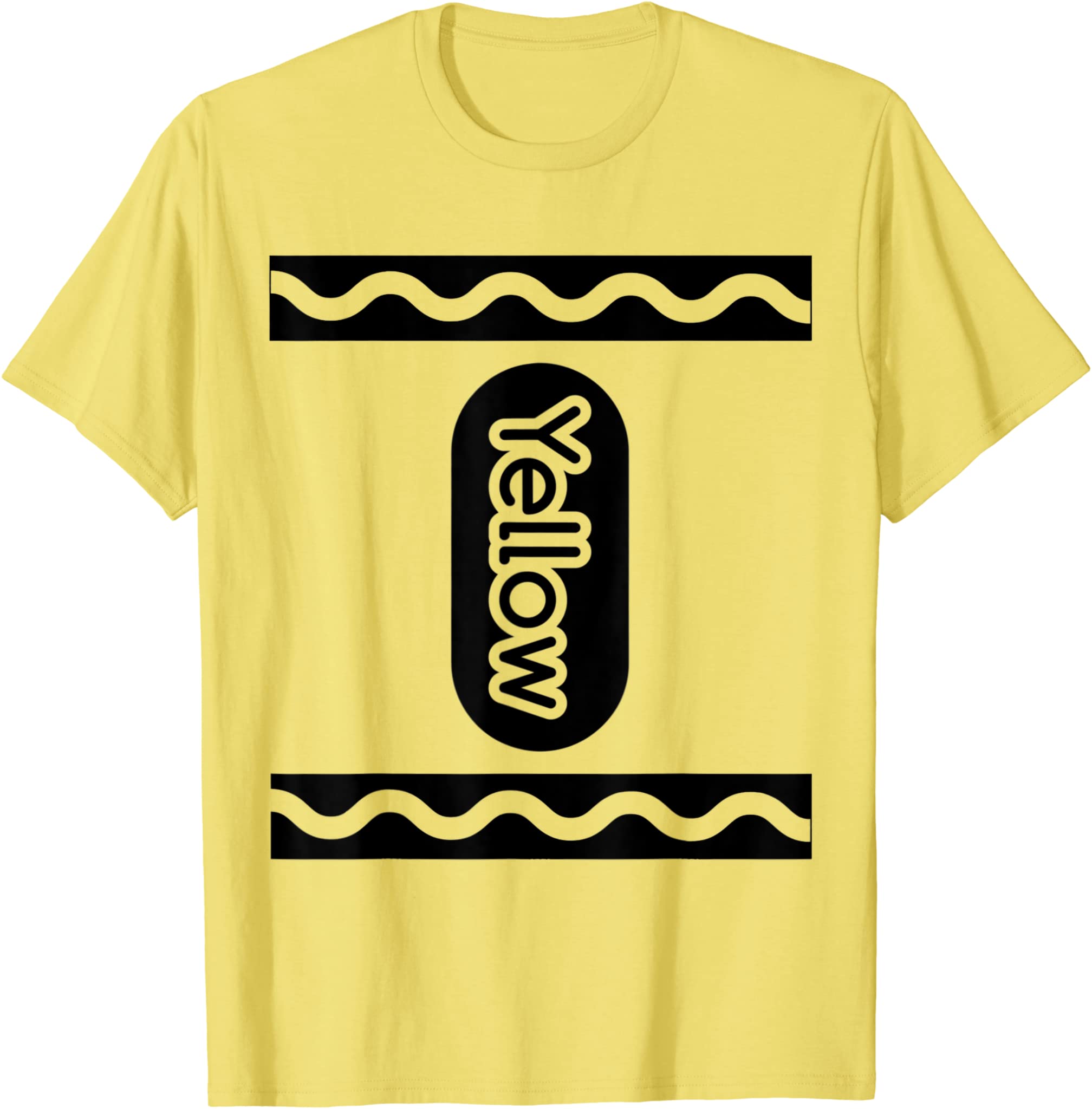 Yellow-Crayon Halloween Costume T Shirt Couple Friend Group T-Shirt